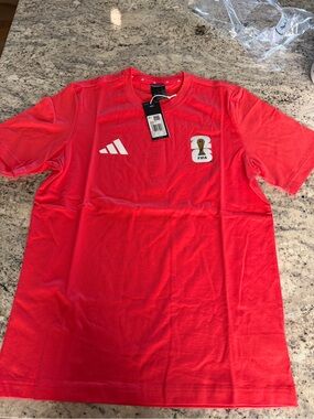 adidas 2026 Red World Cup Graphic Tee